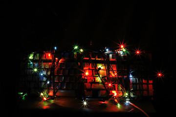 Image showing christmas and keyboard