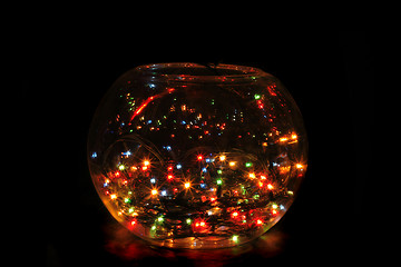 Image showing christmas in the glass sphere 