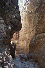 Image showing  Inside the rock Canyon