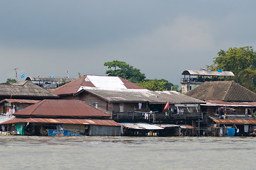 Image showing Monsoon flooding in Bangkok October 2011