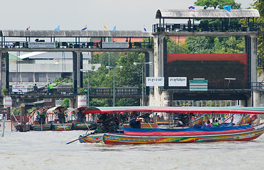 Image showing Monsoon flooding in Bangkok October 2011