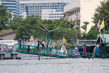 Image showing Monsoon flooding in Bangkok October 2011