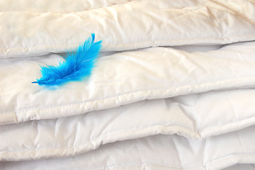 Image showing White duvet