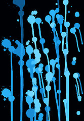 Image showing blue blots