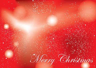 Image showing Merry christmas background red