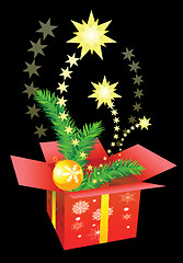 Image showing Christmas gift box