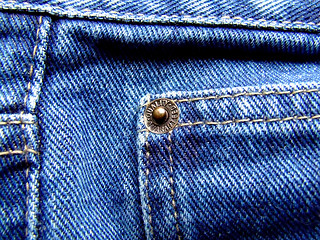 Image showing Jeans rivet