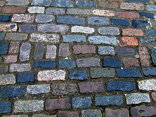 Image showing Paving promenade