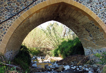 Image showing Bridge of stone. Flasou. Cyprus