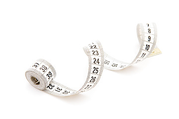 Image showing White measuring tape