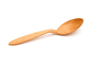 Image showing Empty wooden spoon