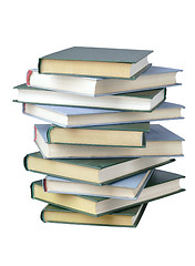 Image showing Books stack