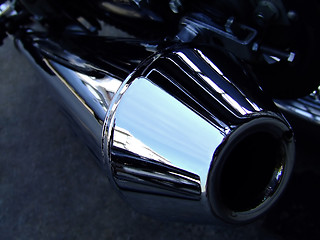 Image showing Motorcycle exhaust