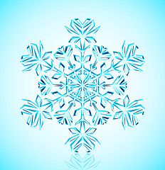 Image showing crystal snowflake 