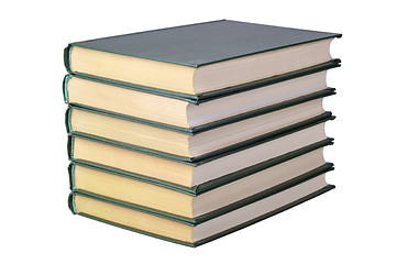 Image showing Books stack