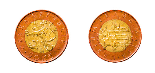 Image showing Czech money (crones)