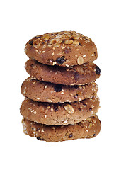 Image showing oatmeal cookies