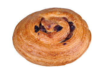 Image showing bun with raisins