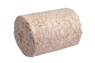 Image showing Sawdust briquette