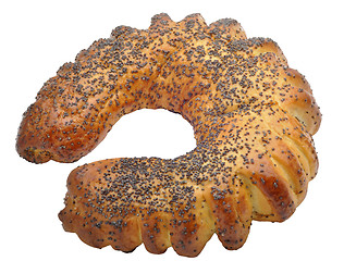 Image showing bread with poppy seeds