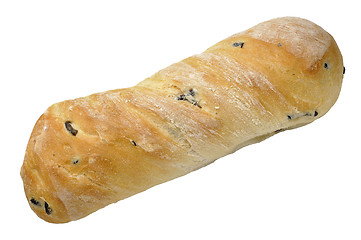 Image showing ciabatta with olives