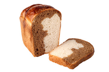 Image showing bread bicolor