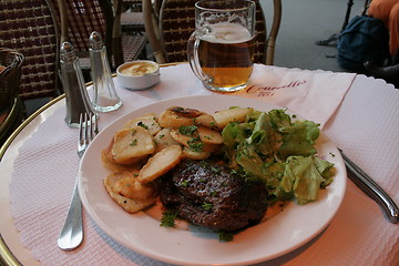 Image showing Meal in Paris