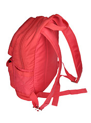 Image showing Red schoolbag