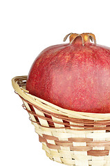 Image showing pomegranate in the basket