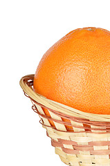 Image showing grapefruit in the basket