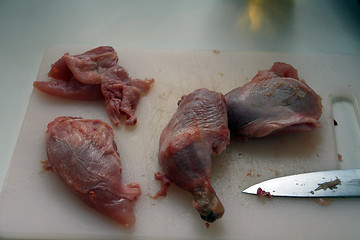 Image showing sliced chicken