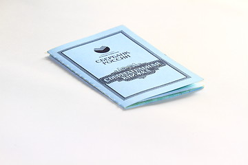 Image showing savings book on a white background