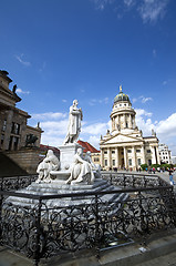 Image showing schiller statue gendarmenmarkt