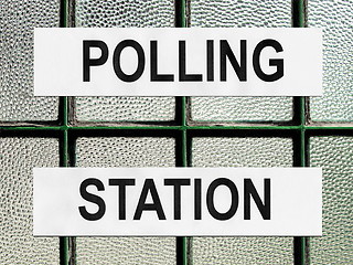 Image showing Polling station