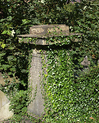 Image showing Gothic tomb