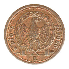 Image showing Italian coin