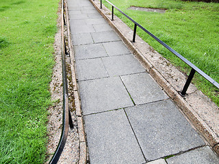 Image showing Pavement sidewalk