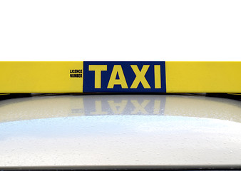 Image showing Taxi sign