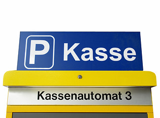 Image showing Park kasse