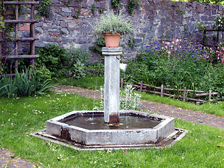 Image showing Medieval fountain