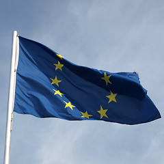 Image showing Flag of Europe