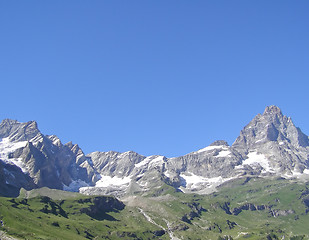 Image showing Alps mountains