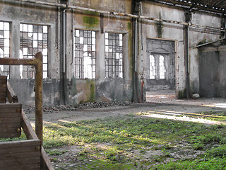 Image showing Abandoned factory