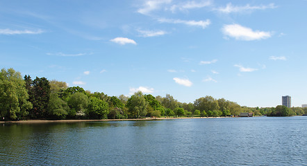 Image showing Serpentine lake London