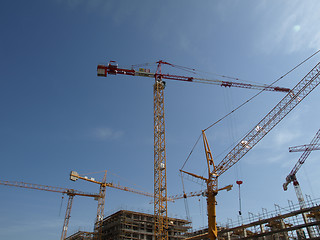 Image showing Construction crane