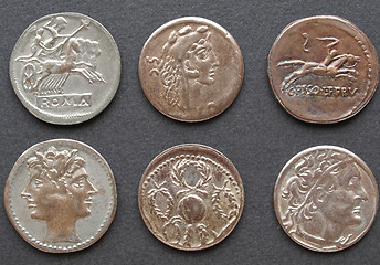 Image showing Roman coins