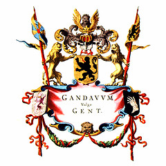 Image showing Coat of arms flag of Ghent