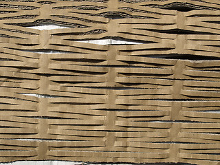 Image showing Corrugated cardboard