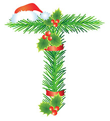 Image showing Ñhristmas Letter T