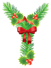 Image showing Ñhristmas Letter Y